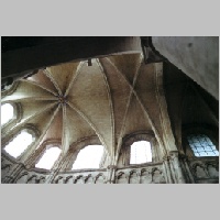 Noyon, Kathedrale, Chor, Gewoelbe, Foto Heinz Theuerkauf,.jpg